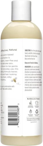 Burt's Bees Baby Shampoo and Wash 3-Pack, 2 Original and 1 Calming with Lavender, 12 Fl Oz Each - Image 10